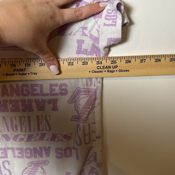 Lakers NBA Women’s Graphic Tee Basketball Purple size XXL - Picture 6 of 6